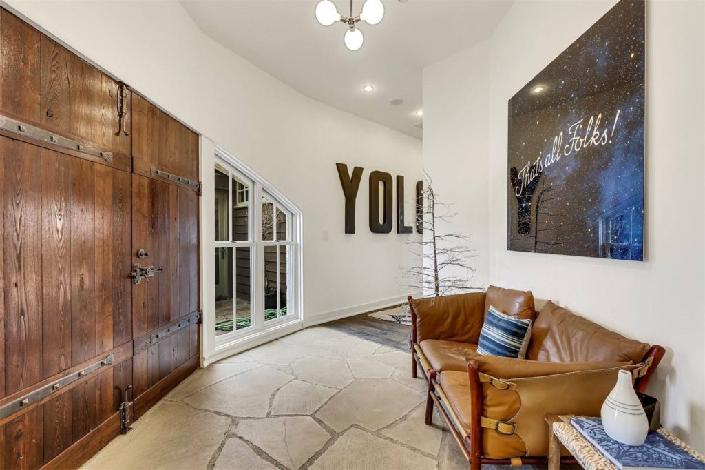 Future owners may not mimic the YOLO wall aesthetic. 