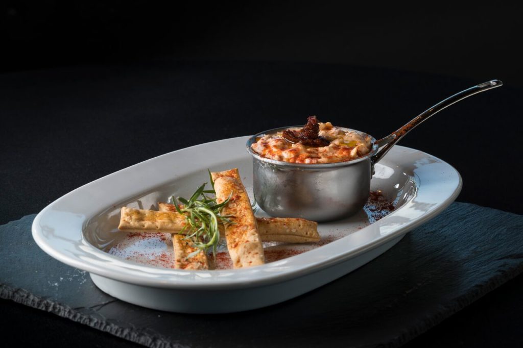 Diana's Texas Pimento cheese is big on cheddar and smoked paprika. 