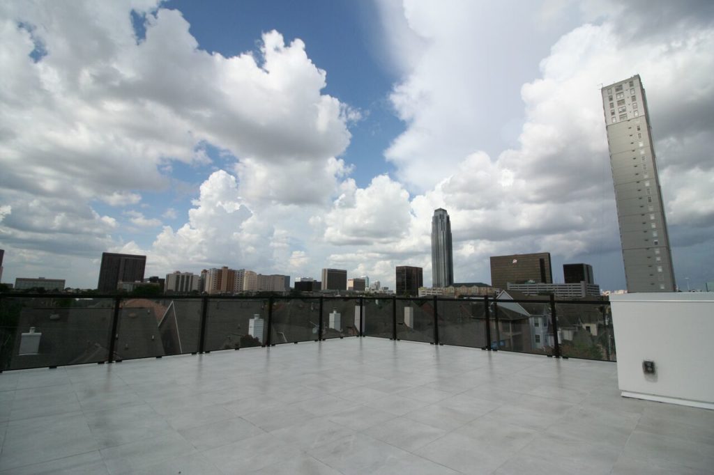 The inner city property at 5336 McCulloch has incredible views of the neighborhood. 