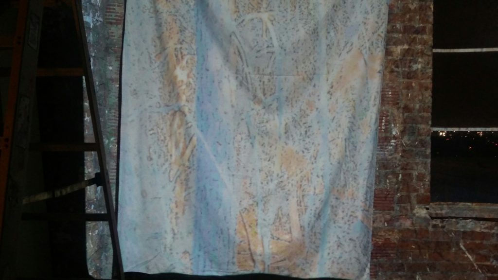 Houston-based Christy Karll will contribute a video installation (shown here) and a sculpture for her part of "Wild blue yonder," at the 1940 Air Terminal Museum.