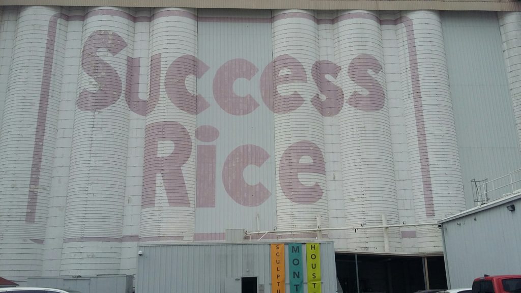 The Silos are another important component for Sculpture Month Houston, offering one of the city's most unique venues for showing contemporary site-specific sculpture in dialogue with an agrarian relic from these 60-year old former rice silos.