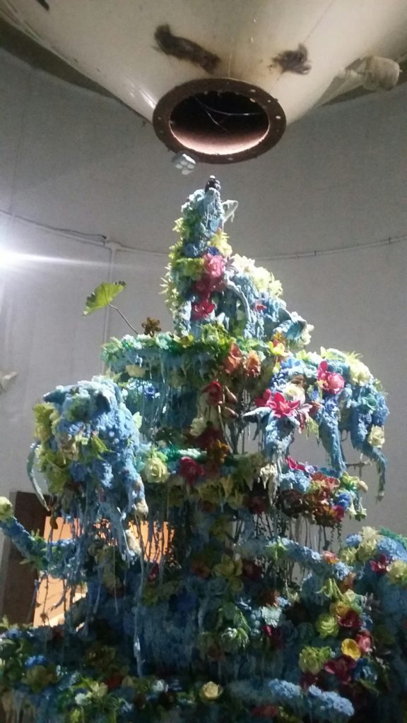 Ann Wood's frosted confection at SITE Gallery at The Silos at Sawyer Yards.