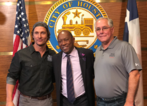 Matthew mcpconaughey houston visit @SylvesterTurner