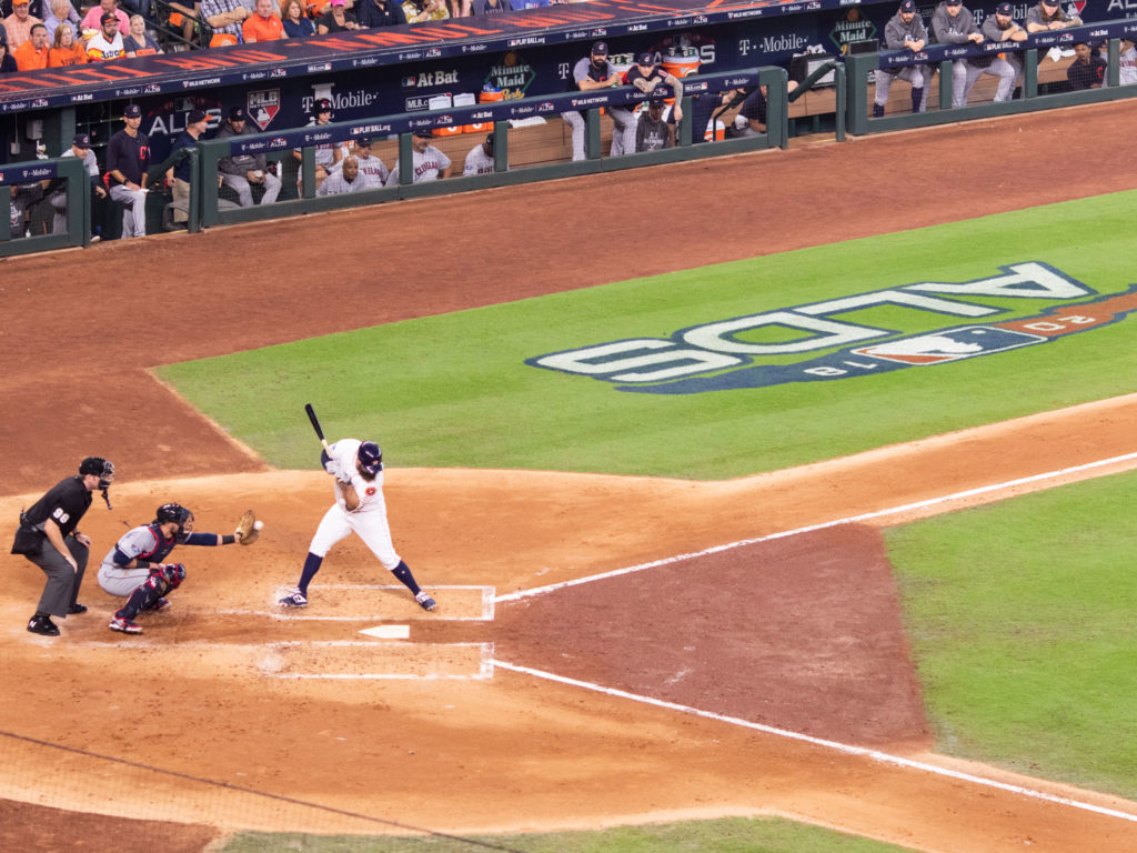 The best of five format of the ALDS makes the Astros' Game 1 victory even more important. (Photo by F. Carter Smith.)
