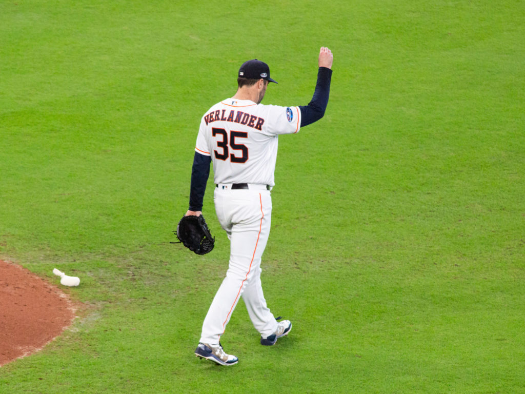 Astros ace Justin Verlander is used to hearing the roars from the crowd. (Photo by F. Carter Smith.)