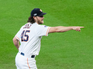 Astros pitcher Gerrit Cole