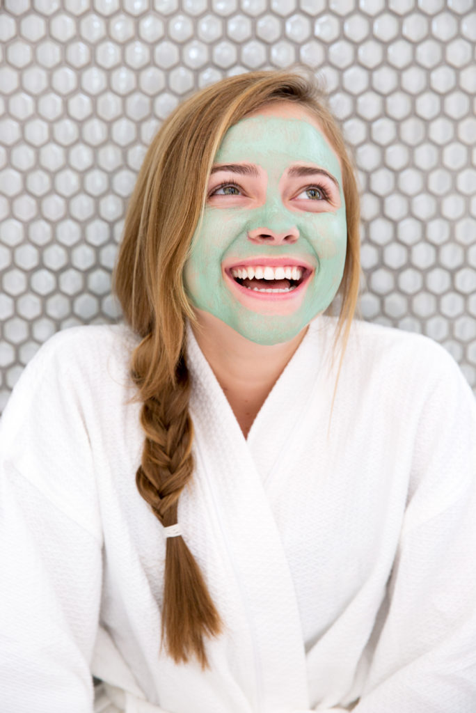 This spa-goer must have just gone into the zero-gravity chair.  (Photo by Molly Culver )