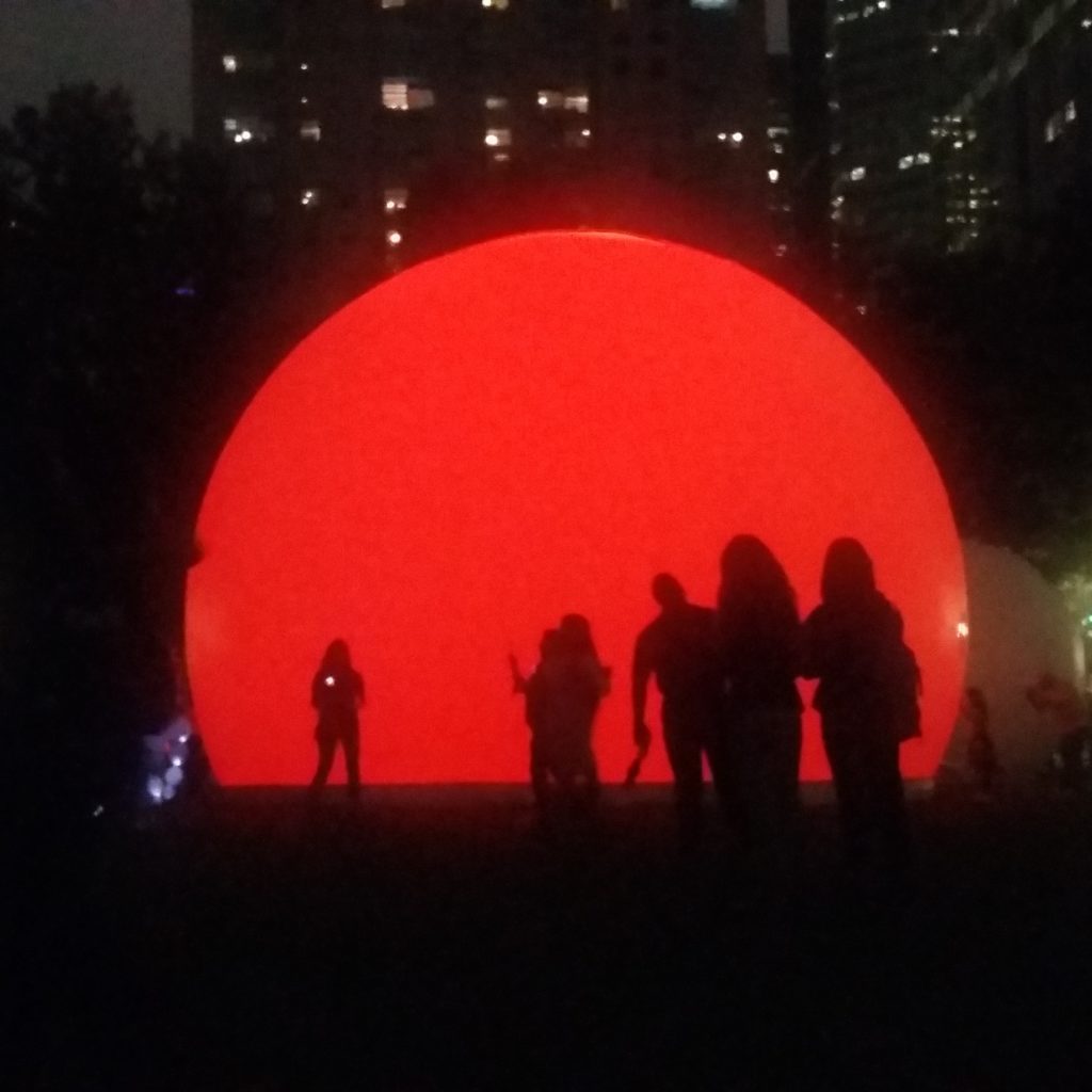 Elements of moonGARDEN possess a Halloween vibe. (Photo Catherine D. Anspon)