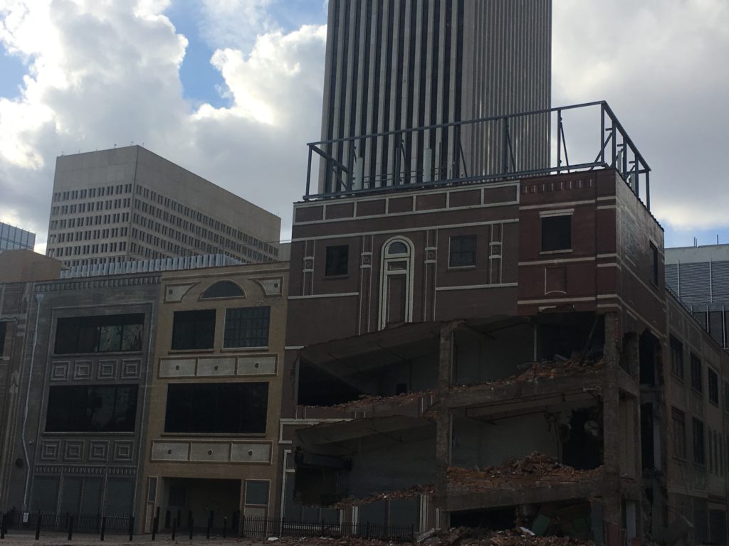 Preservationists imaged a new life for 1621 Milam. Chevron sees a parking lot.