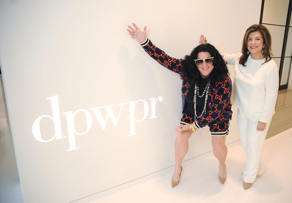 Ashley Longshore at a media luncheon at the new offices of DPWPR in The Post Oak Thursday Oct. 04,2018.