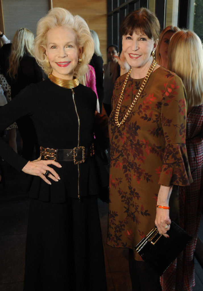 Lynn Wyatt and Shelby Hodge at A Festive Fall Luncheon at Nobu in The Galleria Wednesday Oct. 10,2018.
