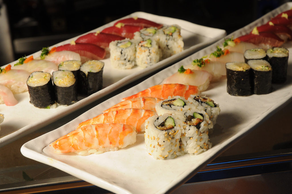The Chef's selection of sushi at A Festive Fall Luncheon at Nobu in The Galleria Wednesday Oct. 10,2018.