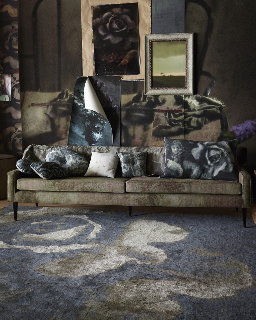 Rose rug by Martyn Thompson for Perennials