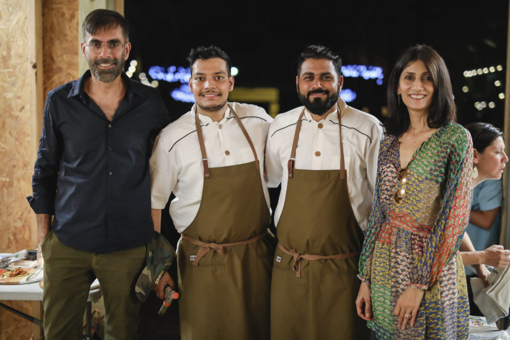 Hope Farms Chefs in the Field Pig Roast dinner