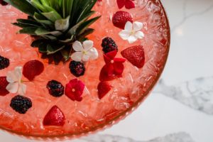 bisou mint to be melon punch bowl