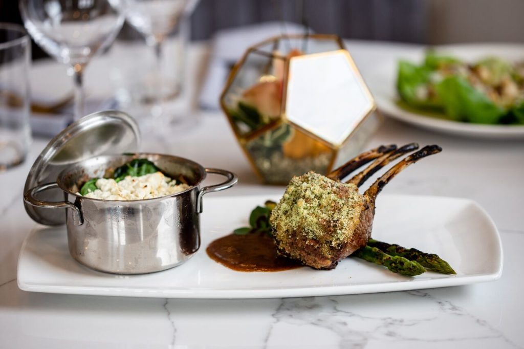 Chef Perrier blends French techniques with modern influences. 