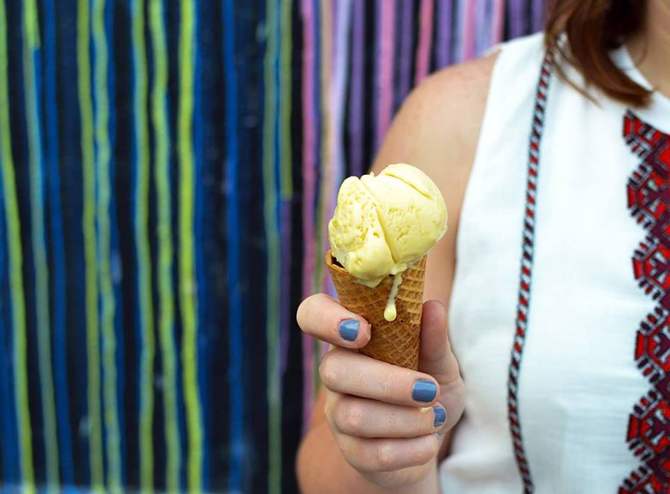 Score big with a free cup of frozen custard from Honeychild's Sweet Cream. 
