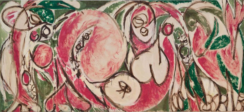 Lee Krasner's "The Seasons," 1957, demonstrates her prowess with an epic scale. Collection Whitney Museum of American Art, New York (© Pollock-Krasner Foundation/VG Bild-Kunst, Bonn 2016. Digital Image © Whitney Museum) 