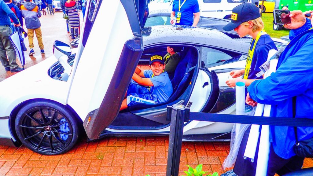 The children were crazy about the wing doors.