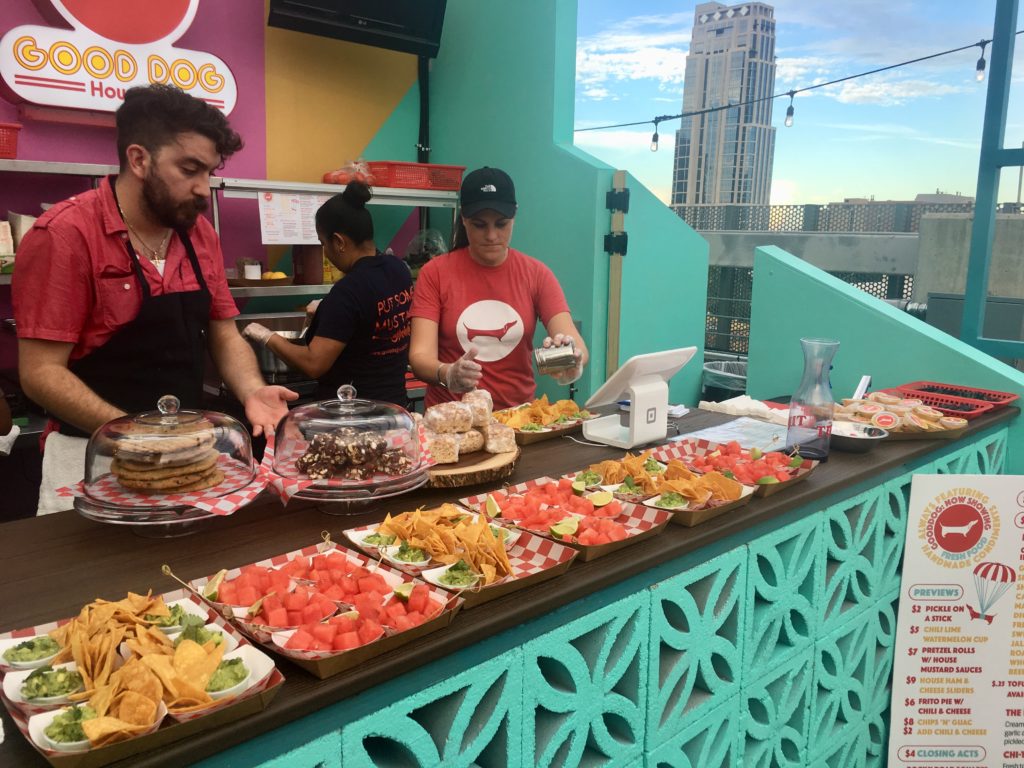 Good Dog is treating Rooftop Cinema Club as their third location. 