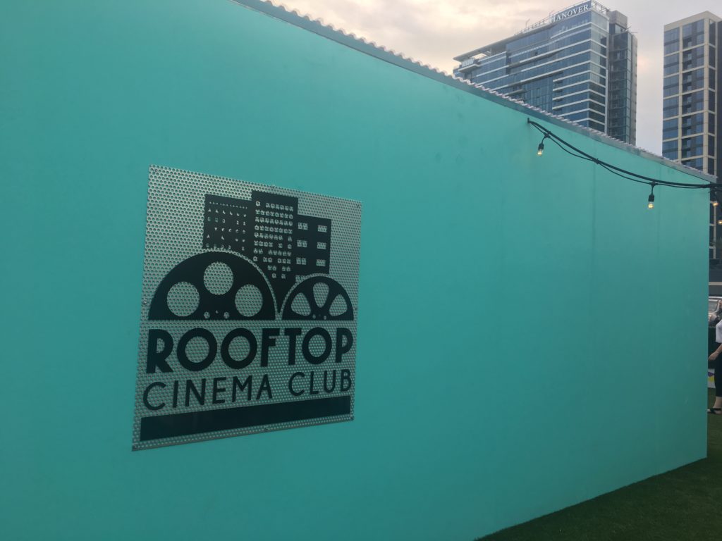 Rooftop Cinema Club is all about bold colors. 
