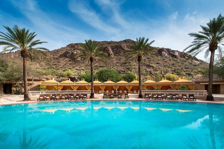 The Phoenician Spa is nestled at the base of Camelback Mountain. (Photo by the Pheonician Spa)
