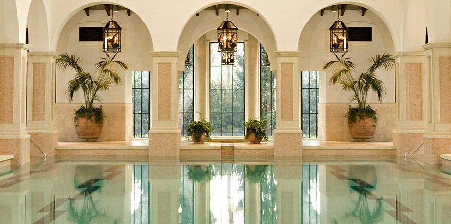 The Spa at Sea Island Resort boasts beautiful interiors and an outdoor labyrinth. (Photo by The Spa at Sea Island Resort)