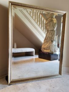 Munson Mirrors in the Upper Kirby townhome of Carol Isaak Barden. Photo courtesy Carol Isaak Barden.