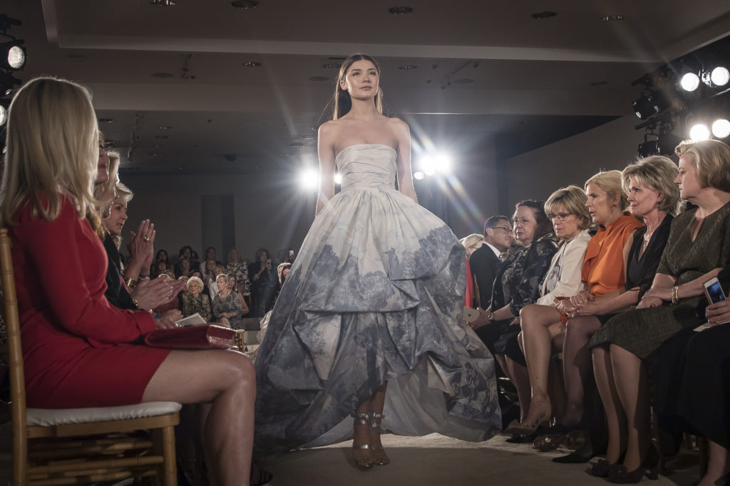 Oscar de la Renta on the Ten Best Dressed runway