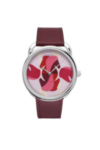 Hermès Arceau Cavales, with Hermès red dial