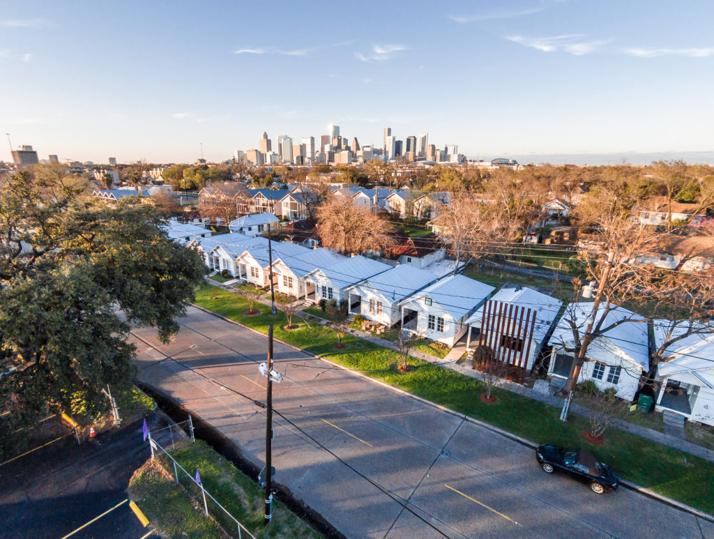 Project Row Houses is responsible for preserving multiple blocks in the Third Ward and offering its historic neighborhood a gathering place for art and community.