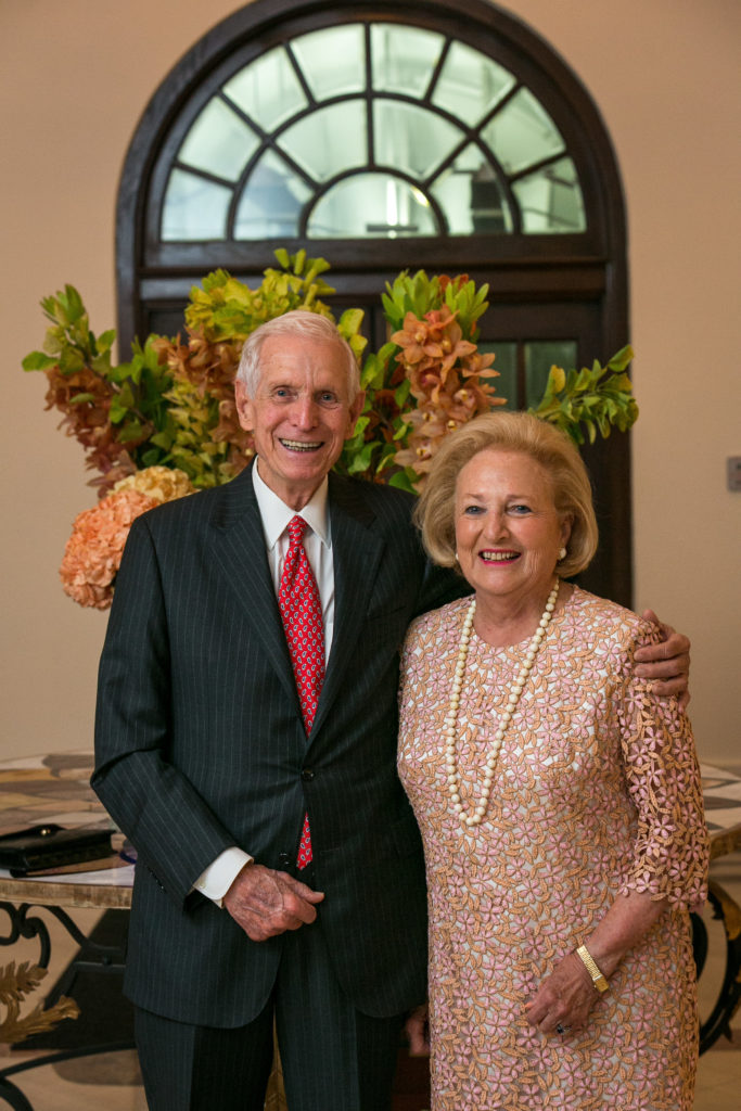 J. Davis Hamlin, Margot Perot at TACA Appreciation Dinner