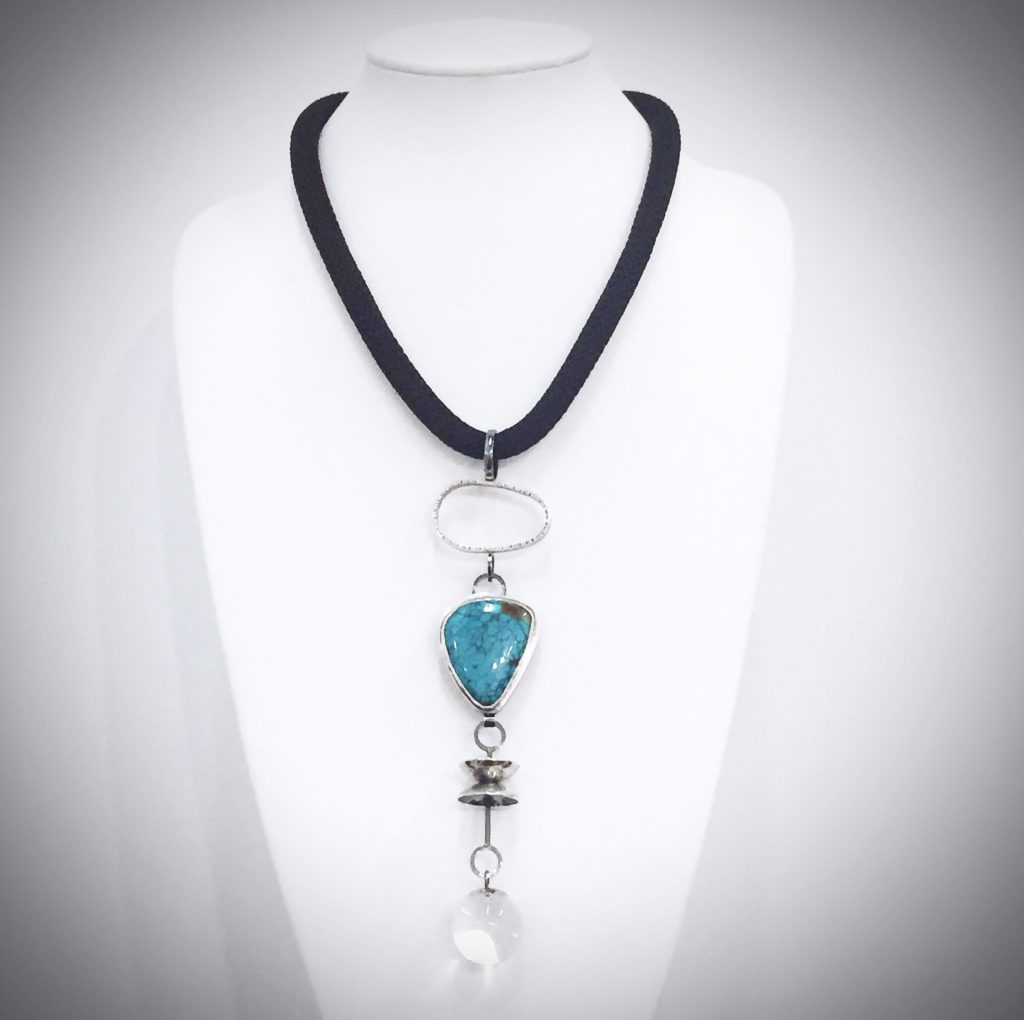 Kim Whittington's “Atomic Totum Necklace” 2018 (Silver Street, Studio 320)