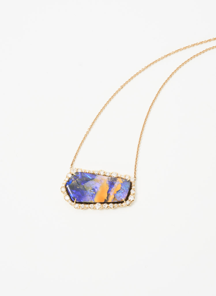 Kimberly McDonald Fire Opal and Diamond Necklace is just one of the eye catchers at Forty Five Ten.