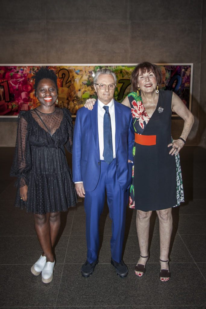 Andrianna Campbell, Carol Dunham, Marilyn Minter (Photo by Kim Leeson)