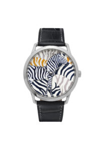 Slim D'Hermès Les Zèbres de Tanzanie watch