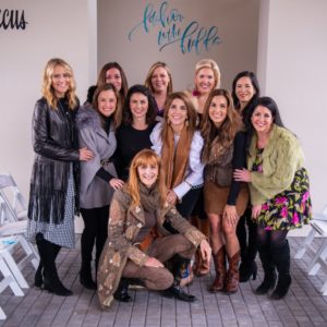 Recipe for Success founder Gracie Cavnar, surrounded by a bevy of fashionable co-chairs