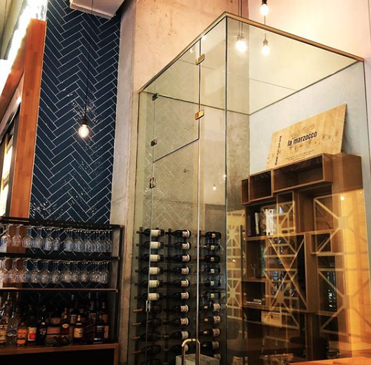 Coterie has a focused wine program. 