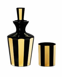 cotton club artel gold black glass