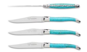 cotton club laguiole en aubrac turquoise knives