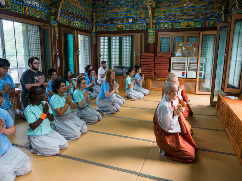 Students live with a host family for part of the program, and travel in small groups of 10-15 other high school students with two adult, fully trained group leaders. 