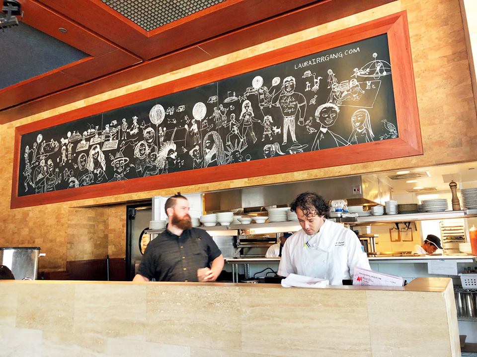 Illustrated artwork rotated out every quarter. 