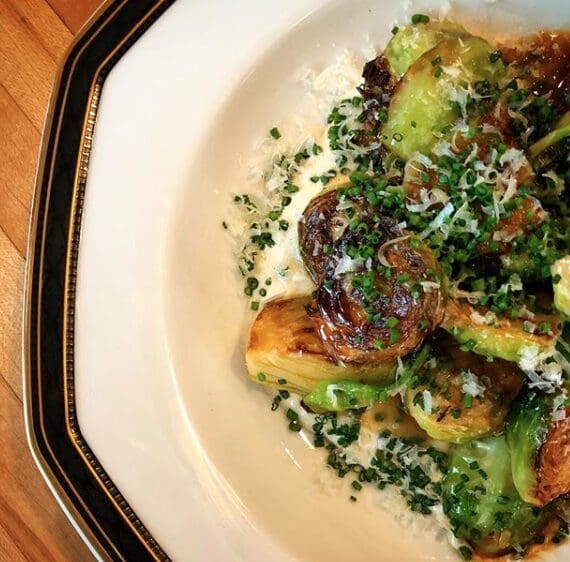 The executive chef and pastry chef at Nancy's Hustle are perfectly in sync, according to Esquire. 