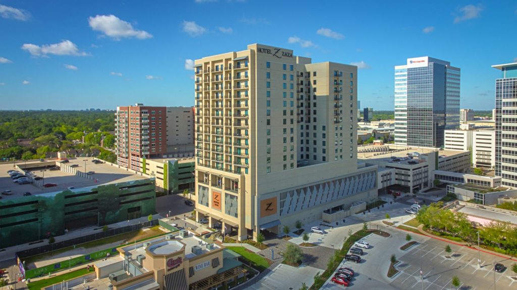The McCarthy sits atop Hotel ZaZa.