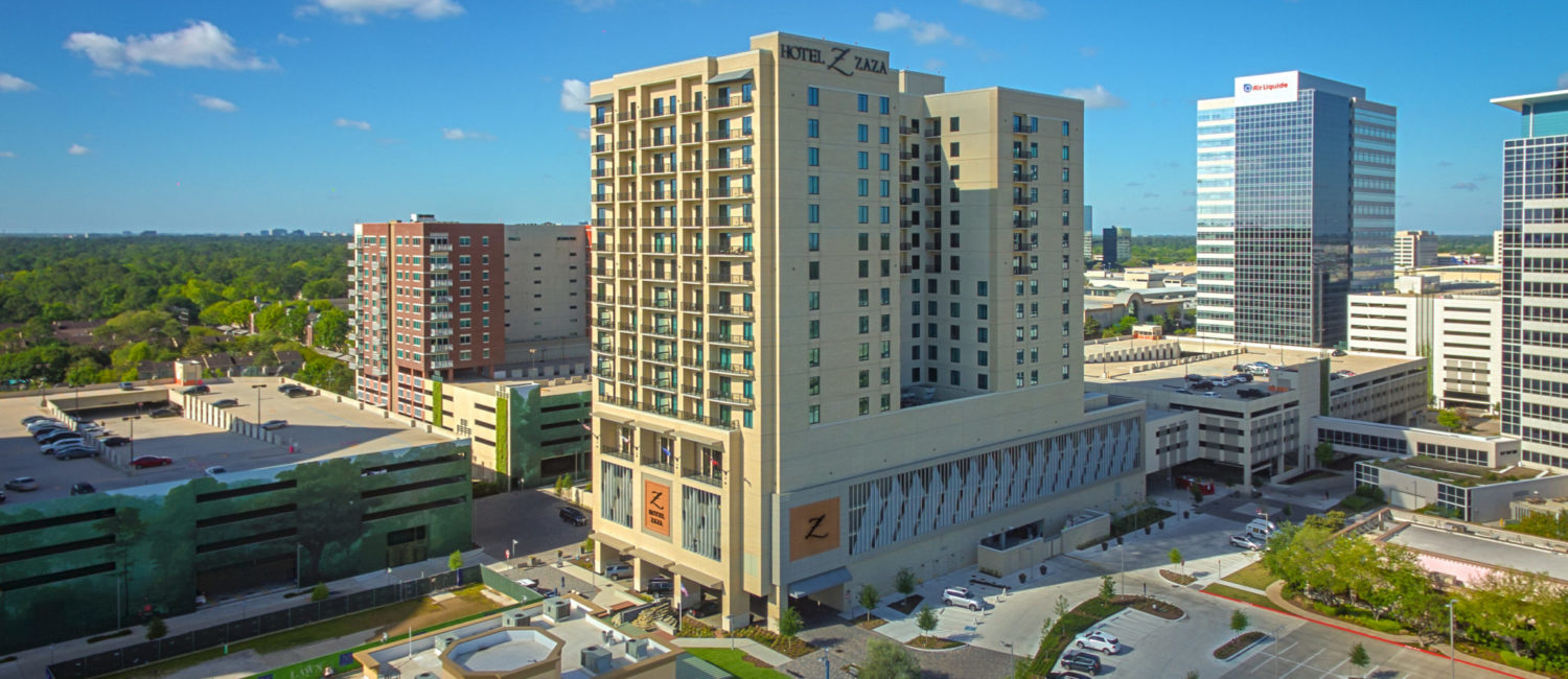 The McCarthy sits atop Hotel ZaZa.