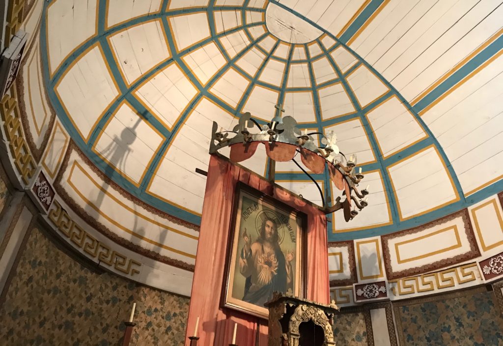 Altar in Cataldo Mission, Idaho