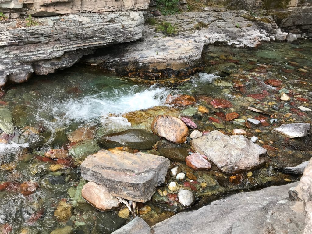 Mountain stream in Glacier National Park