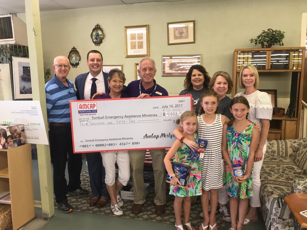 With many of its employees hurting from Hurricane Harvey, AmCap knew it needed to step up and help out.