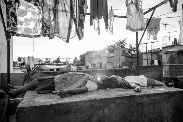 "Roma" is Alfonso Cuaron's first movie in five years.