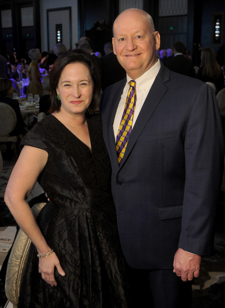 Craig Janies and Anne Neeson at the HBU Spirit of Excellence Gala at The Post Oak Hotel Thursday Nov. 1,2018. (Dave Rossman photo)